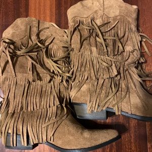 Fringe Cowboy Boots